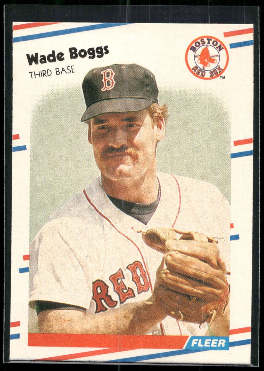 1988 Fleer #345 Wade Boggs