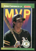 1989 Donruss #BC-5b Jose Canseco Bonus MVP's