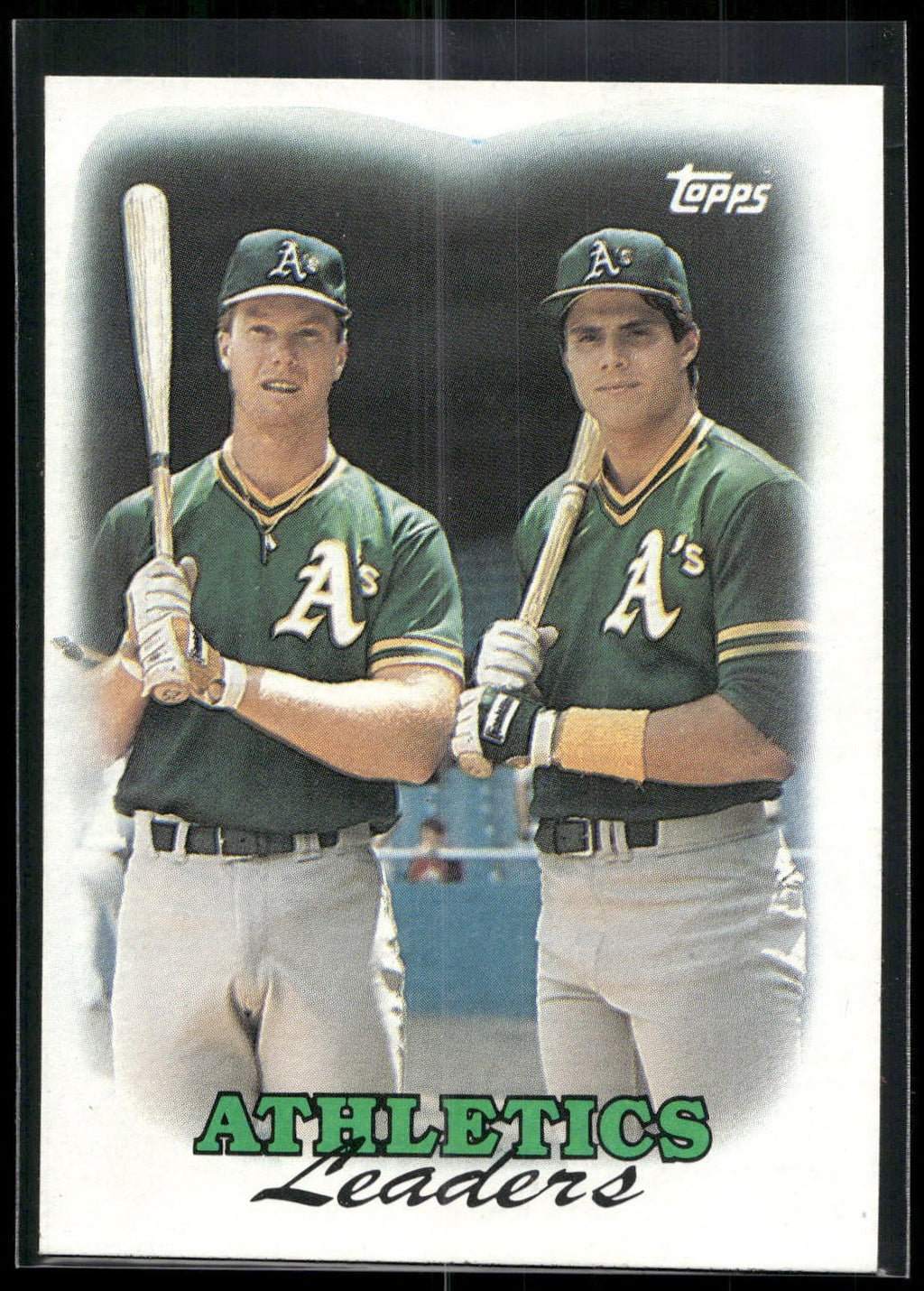 1988 Topps #759 Athletics Leaders