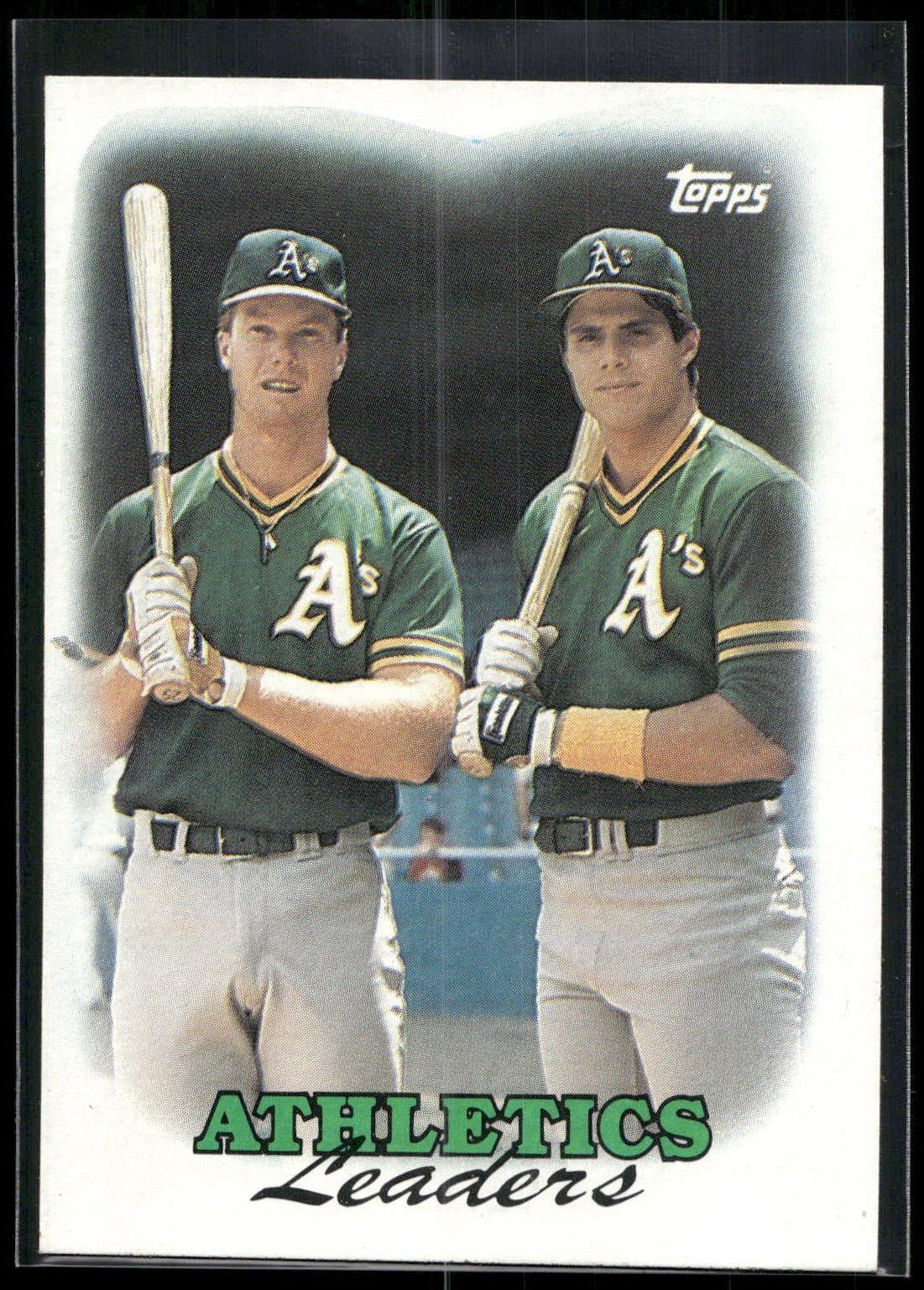 1988 Topps #759 Athletics Leaders