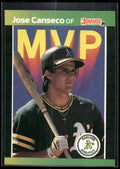 1989 Donruss #BC-5b Jose Canseco Bonus MVP's