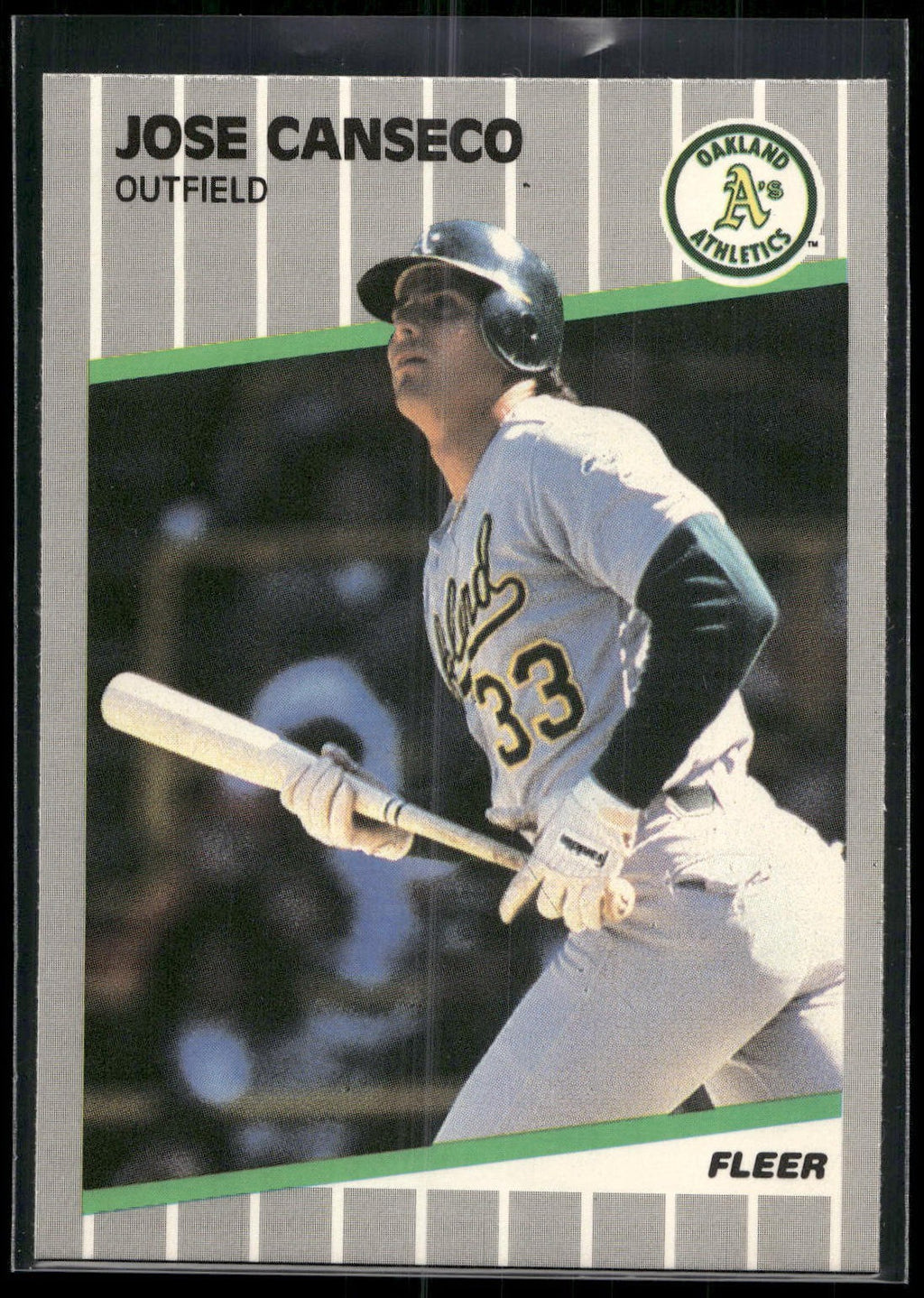 1989 Fleer #5 Jose Canseco
