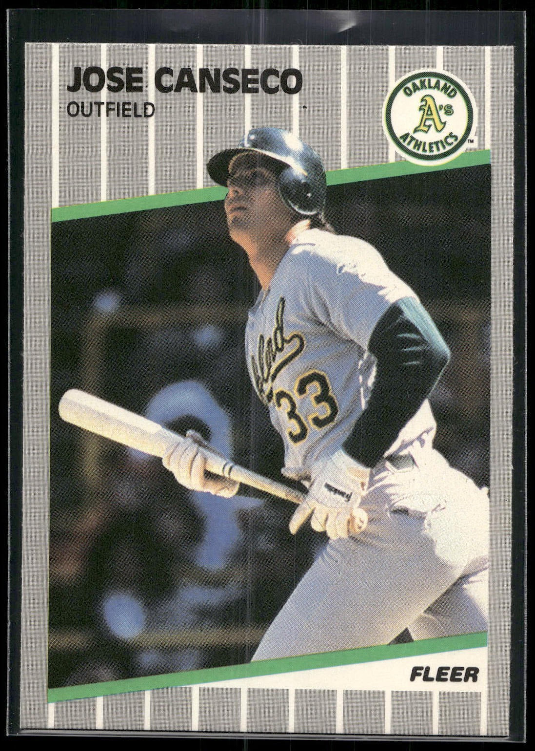 1989 Fleer #5 Jose Canseco