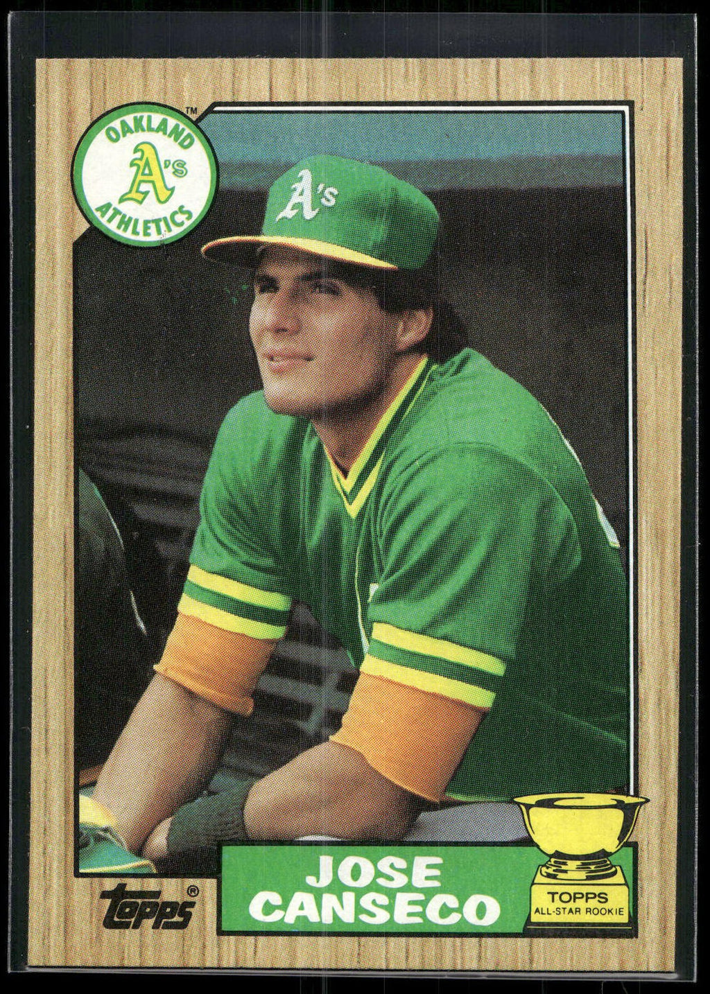 1987 Topps #620 Jose Canseco