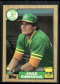 1987 Topps #620 Jose Canseco