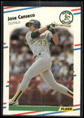 1988 Fleer #276 Jose Canseco