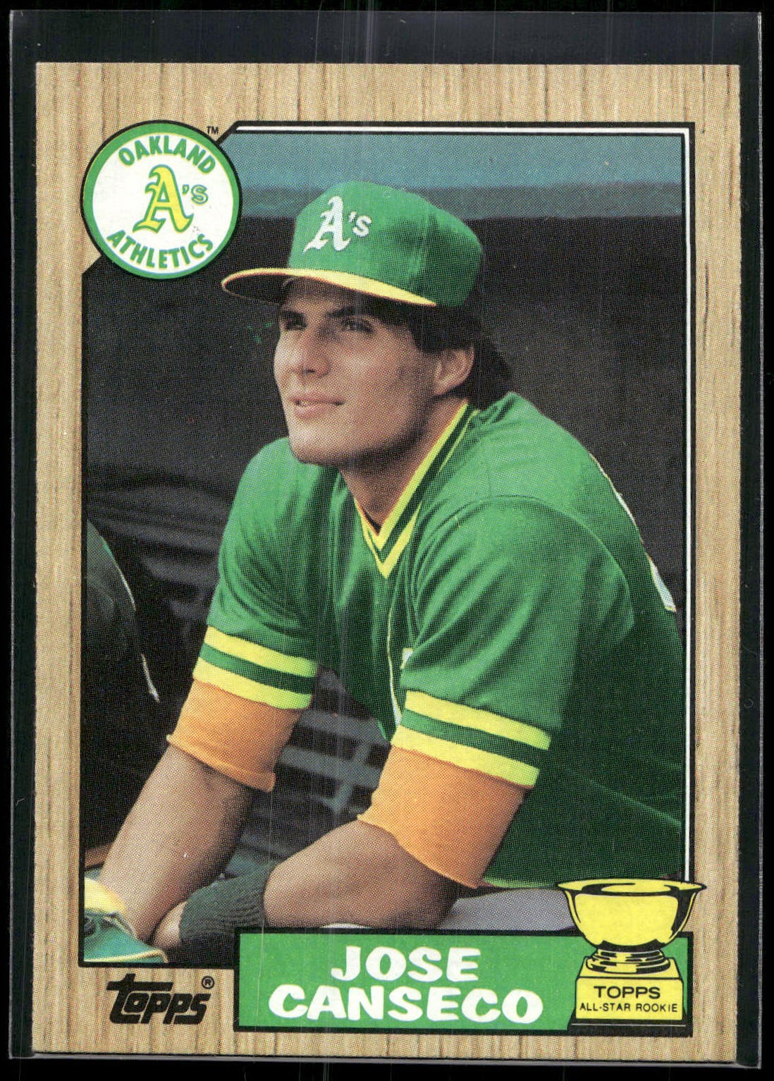 1987 Topps #620 Jose Canseco