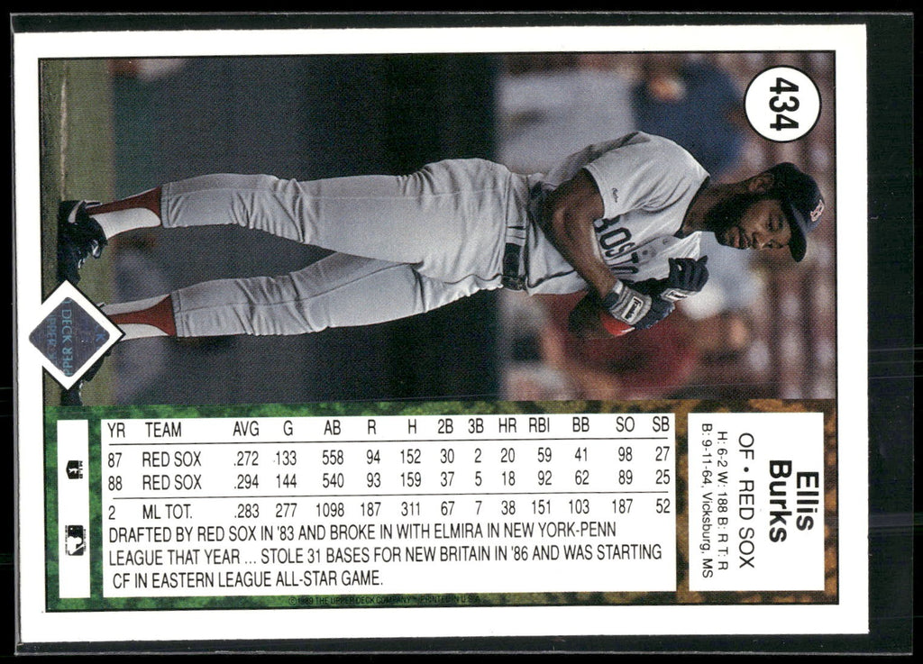 1989 Upper Deck #434 Ellis Burks