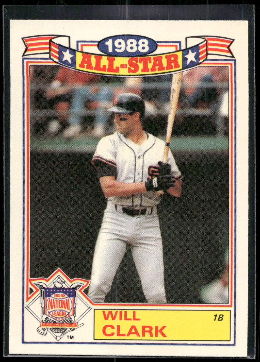 1989 Topps #13 Will Clark Glossy All-Stars