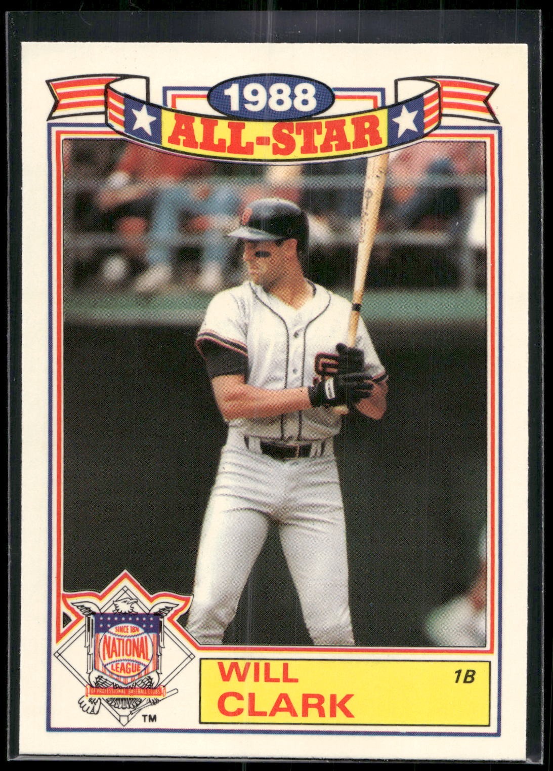 1989 Topps #13 Will Clark Glossy All-Stars
