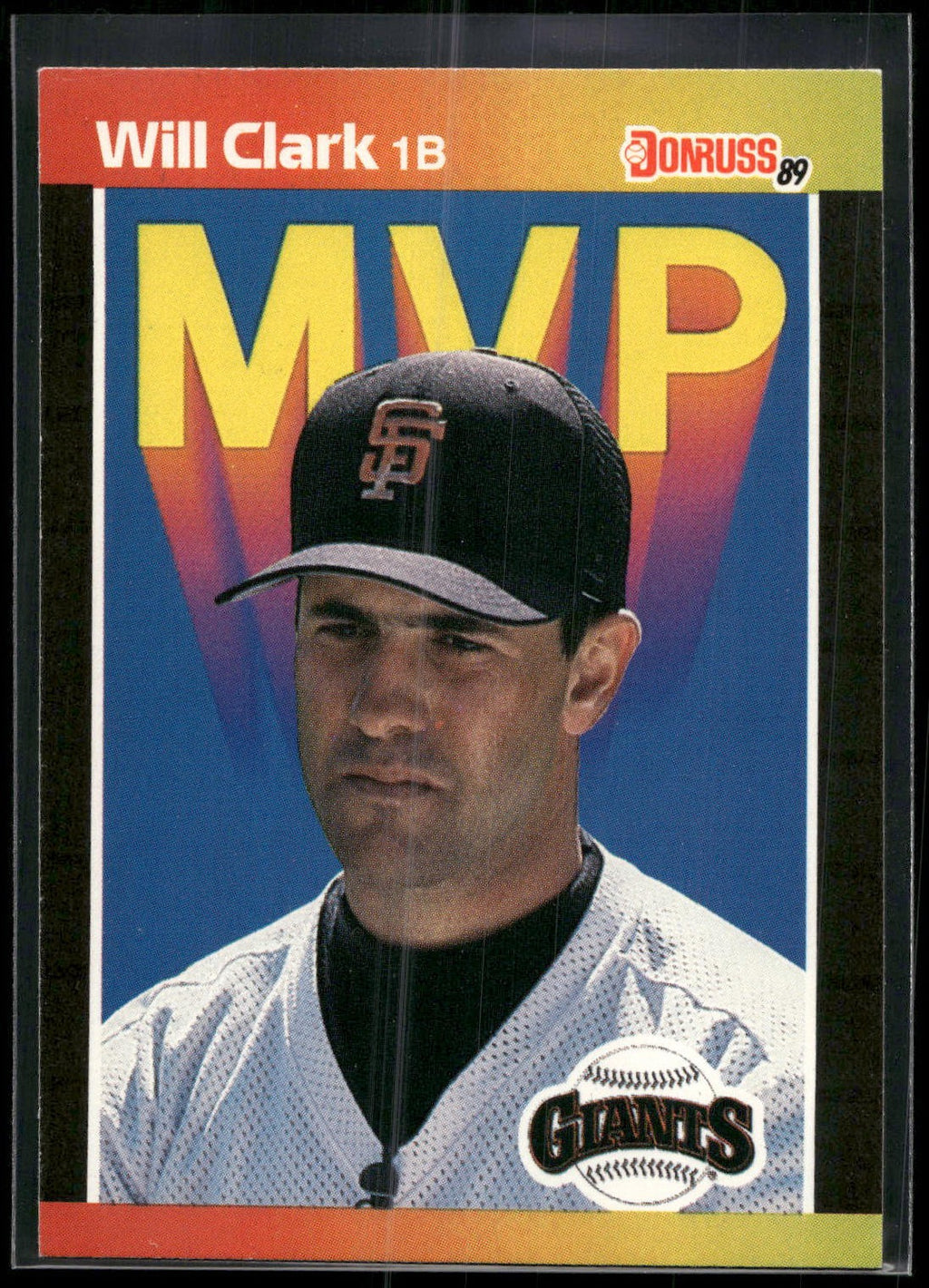 1989 Donruss #BC-22b Will Clark Bonus MVP's