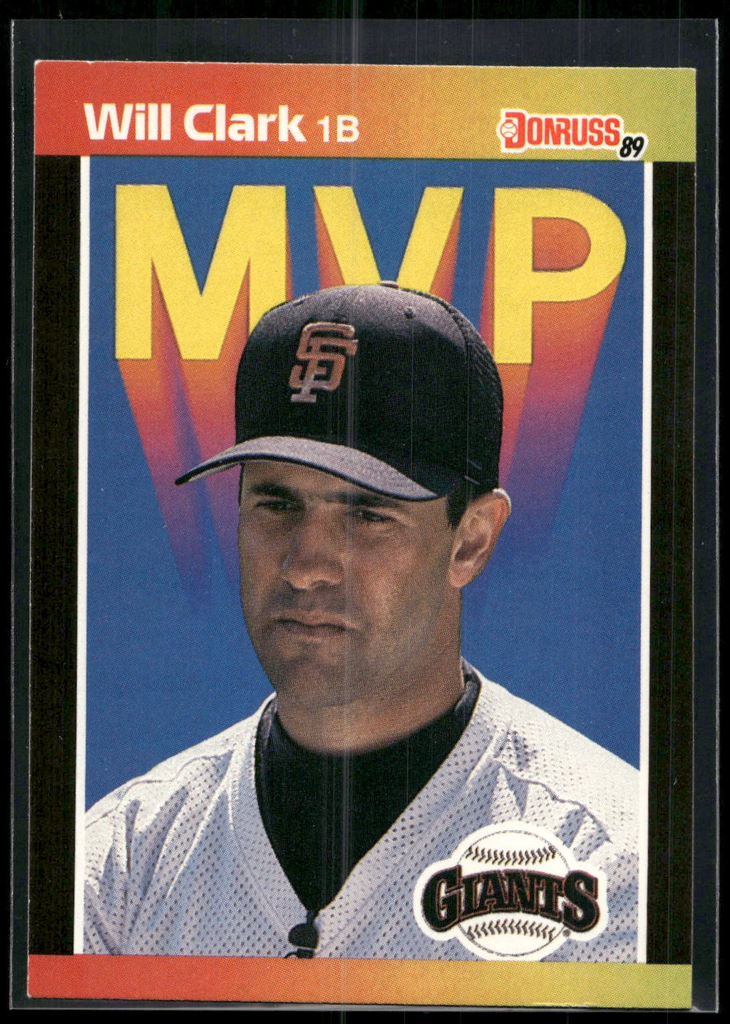 1989 Donruss #BC-22b Will Clark Bonus MVP's