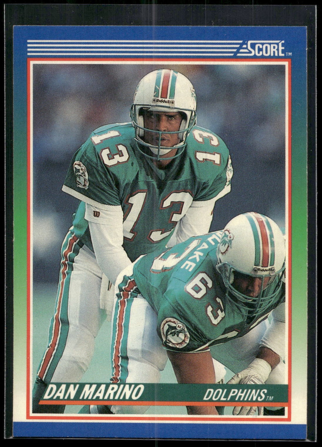 1990 Score 100 Hottest #4 Dan Marino