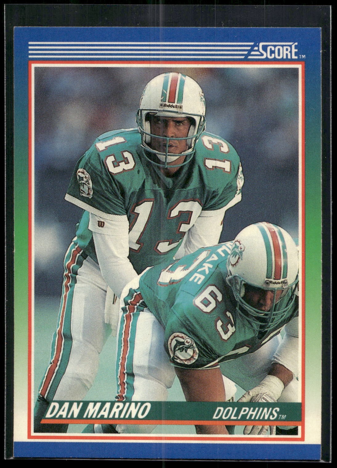 1990 Score 100 Hottest #4 Dan Marino