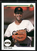 1990 Upper Deck #556 Will Clark