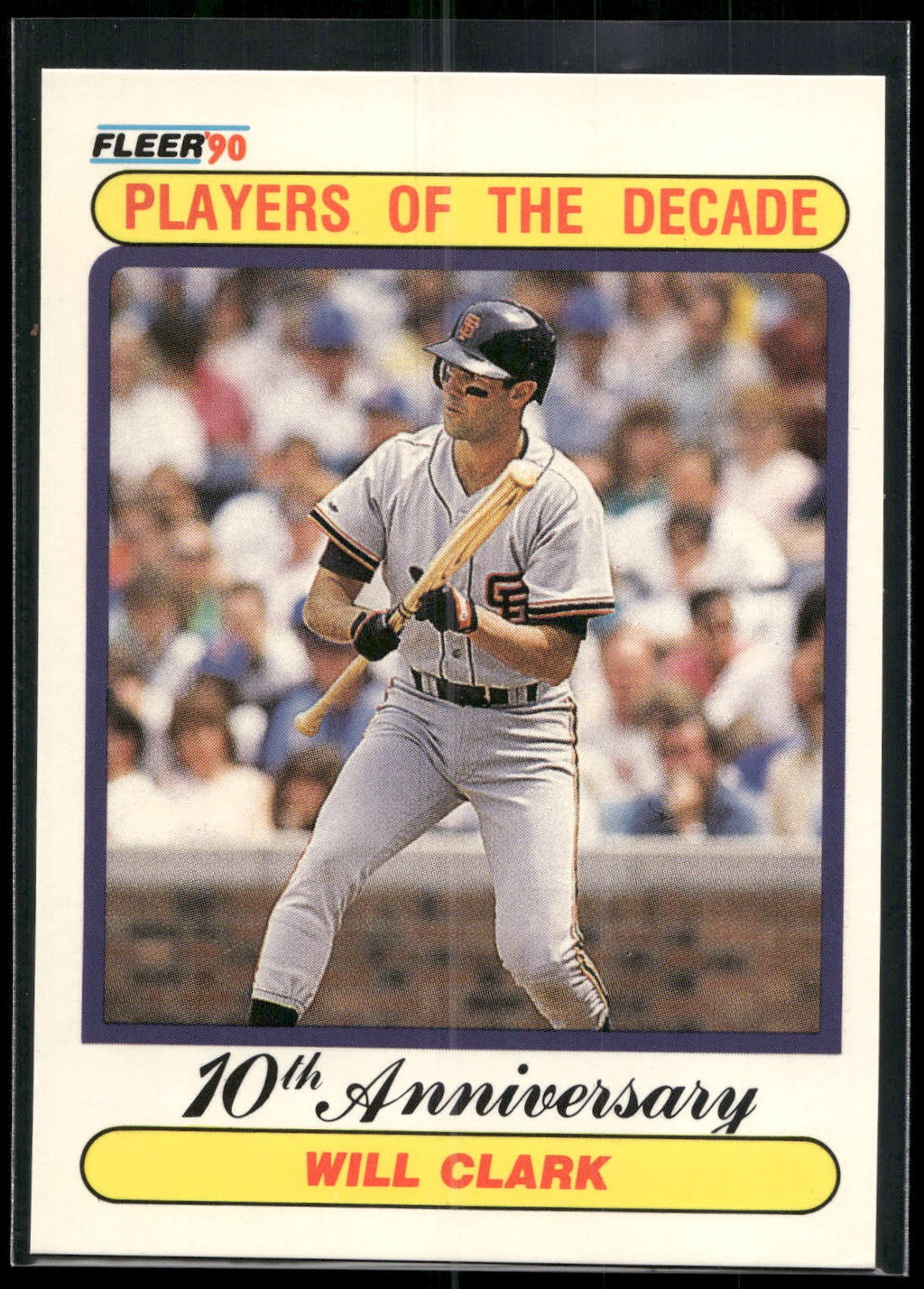 1990 Fleer #630c Will Clark