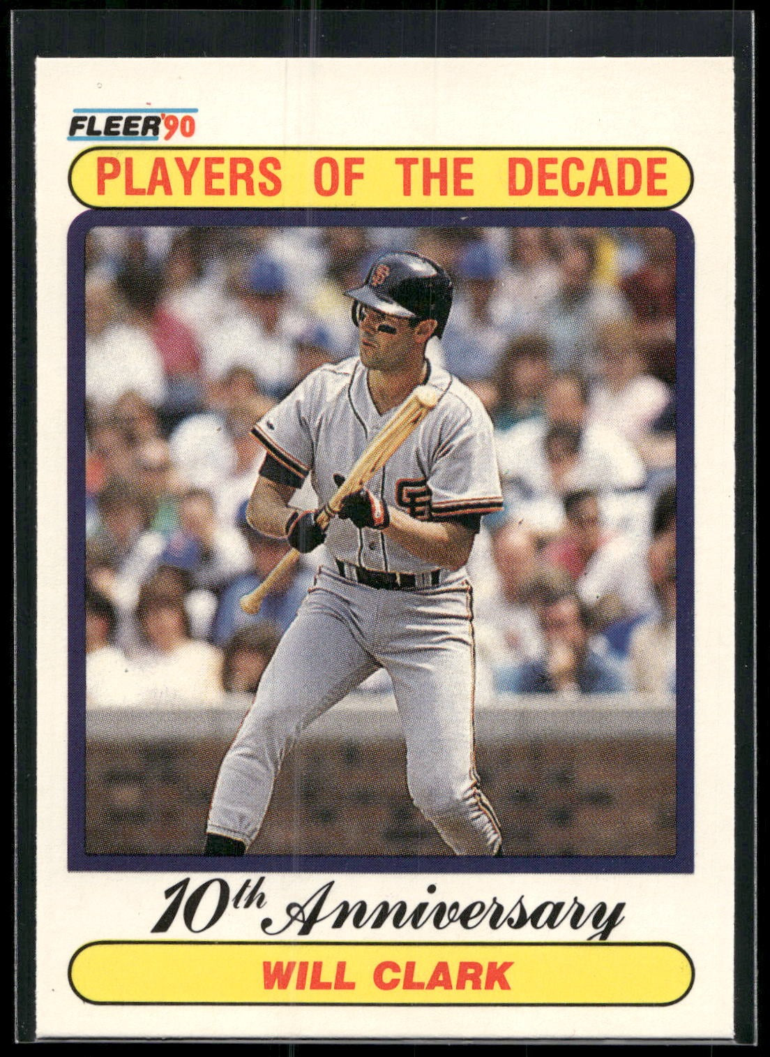 1990 Fleer #630c Will Clark