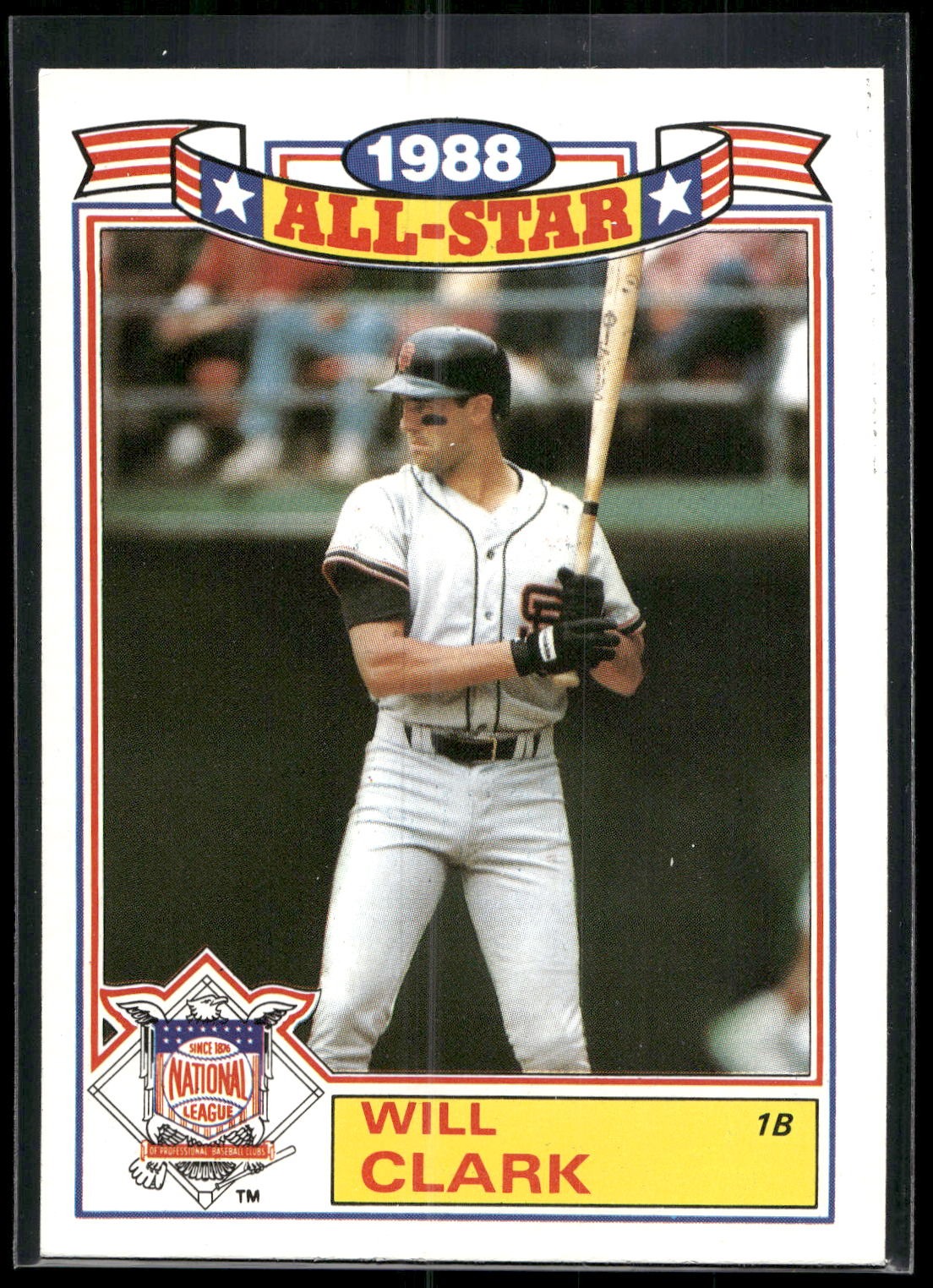 1989 Topps #13 Will Clark Glossy All-Stars