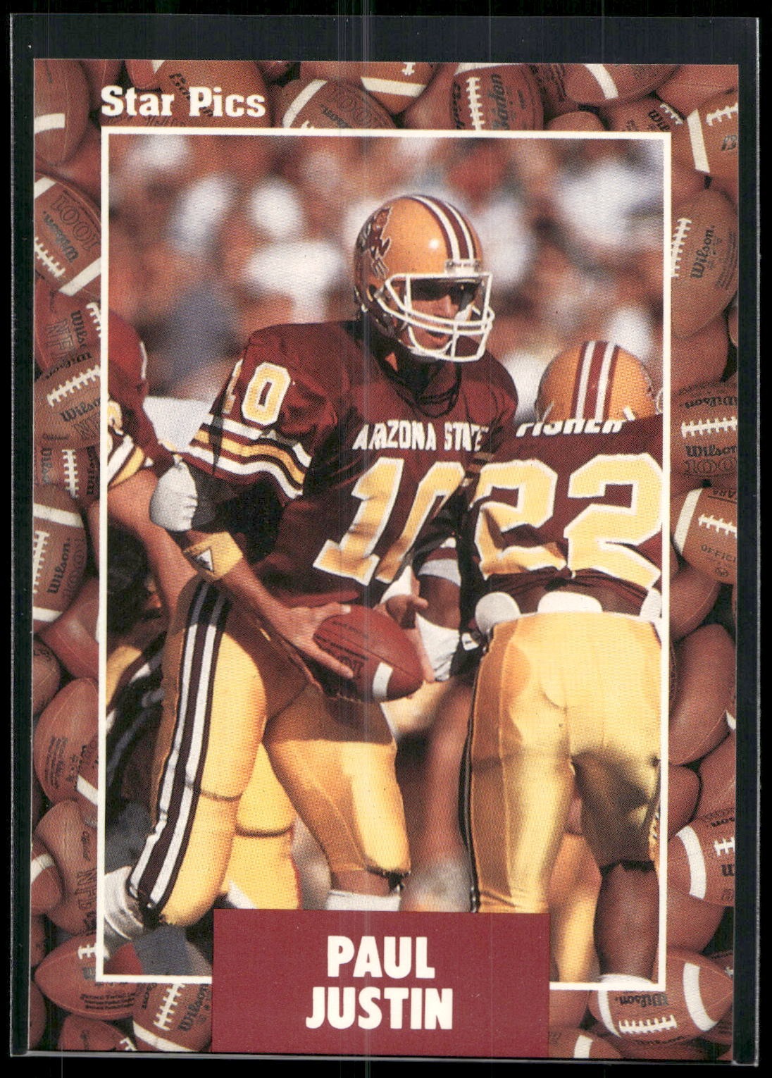 1991 Star Pics #7 Paul Justin