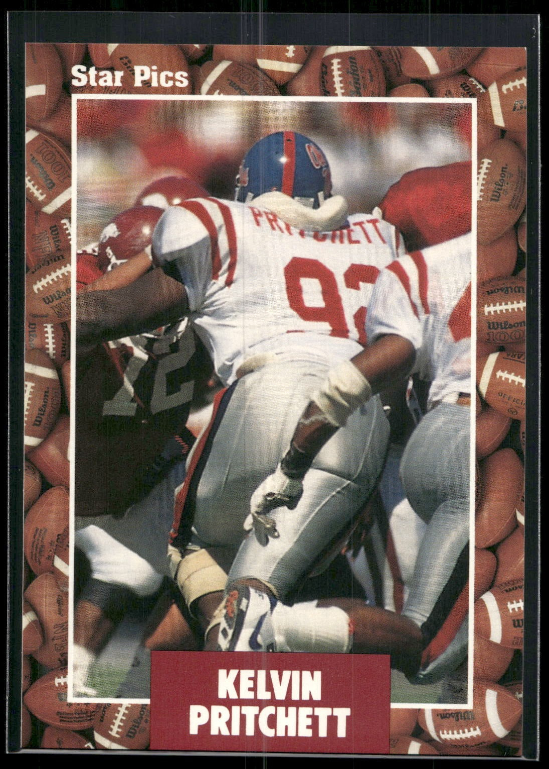 1991 Star Pics #4 Kelvin Pritchett