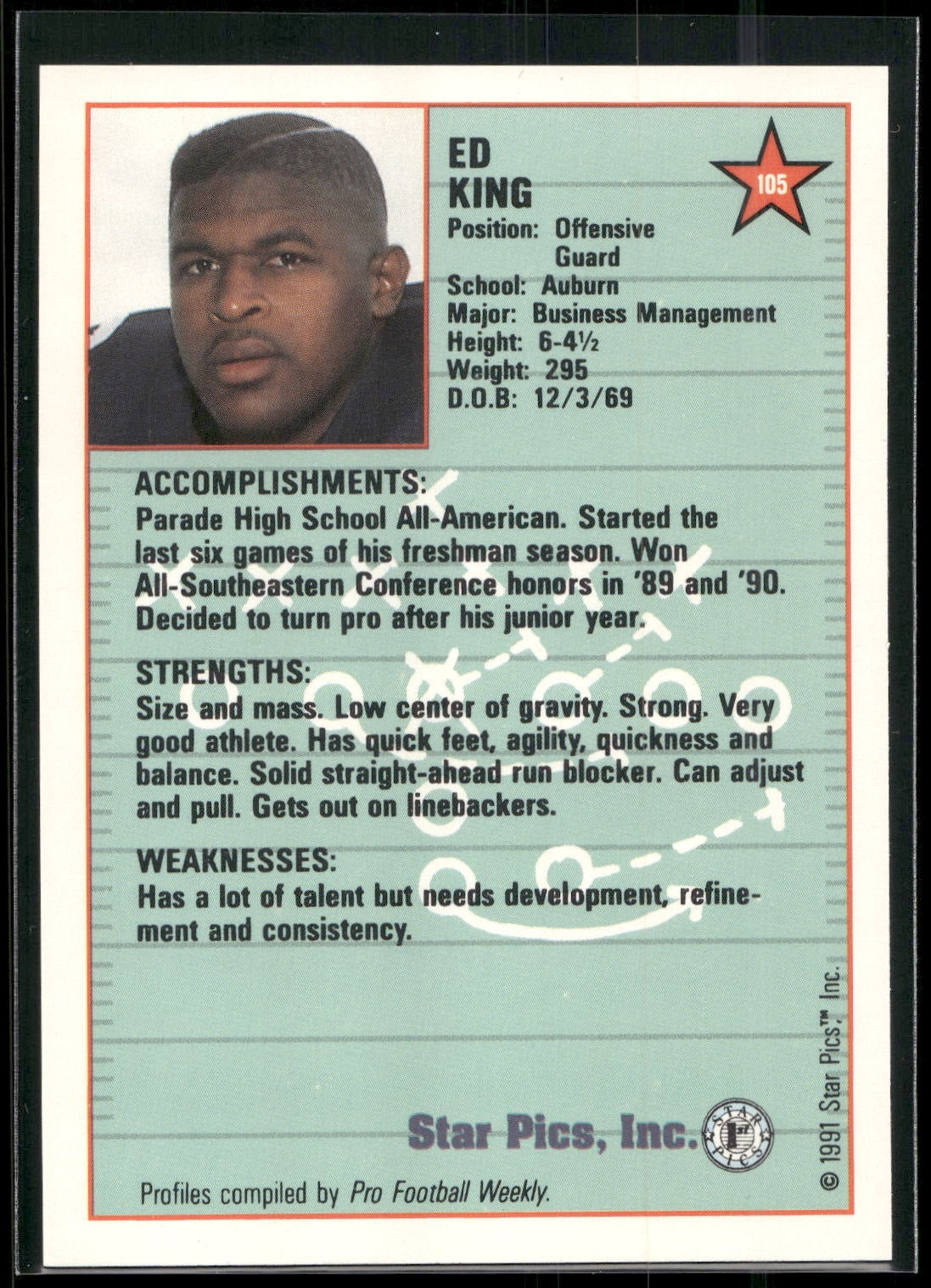 1991 Star Pics #105 Ed King