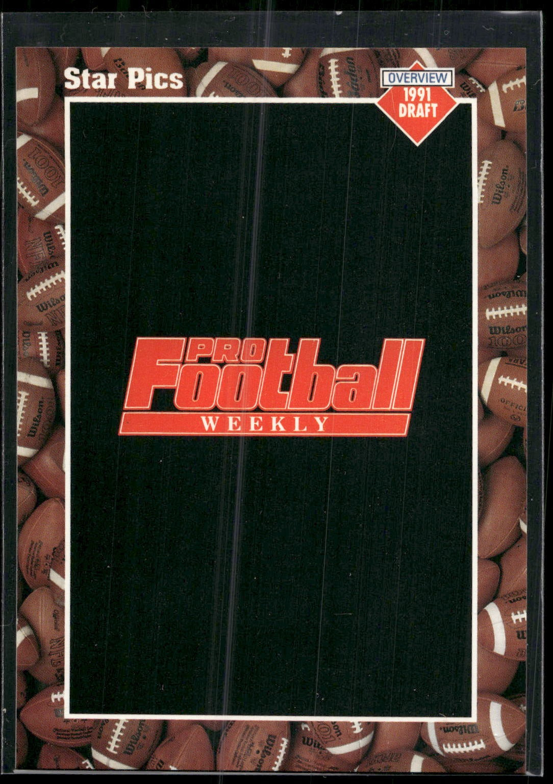 1991 Star Pics #1 1991 NFL Draft Overview