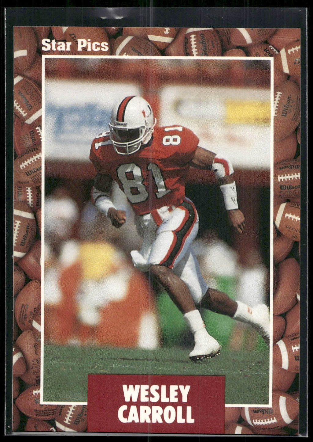 1991 Star Pics #92 Wesley Carroll