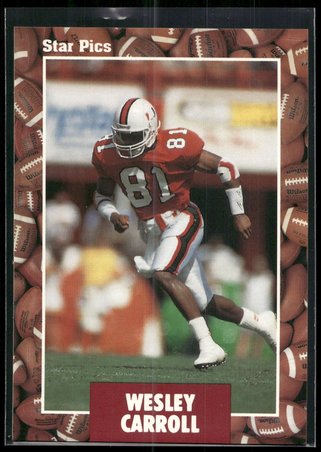 1991 Star Pics #92 Wesley Carroll