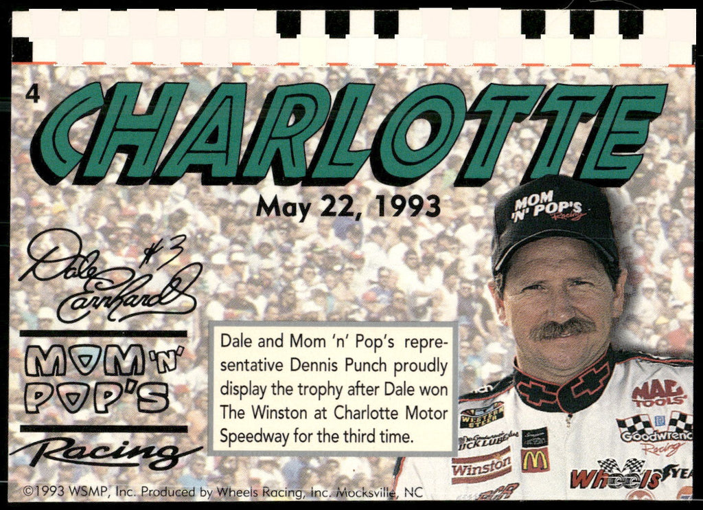 1993 Wheels Mom-N-Pop's #4 Dale Earnhardt