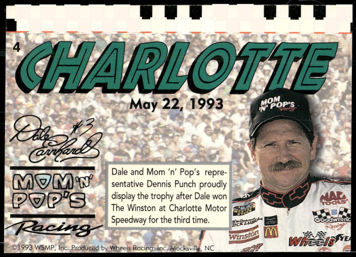 1993 Wheels Mom-N-Pop's #4 Dale Earnhardt