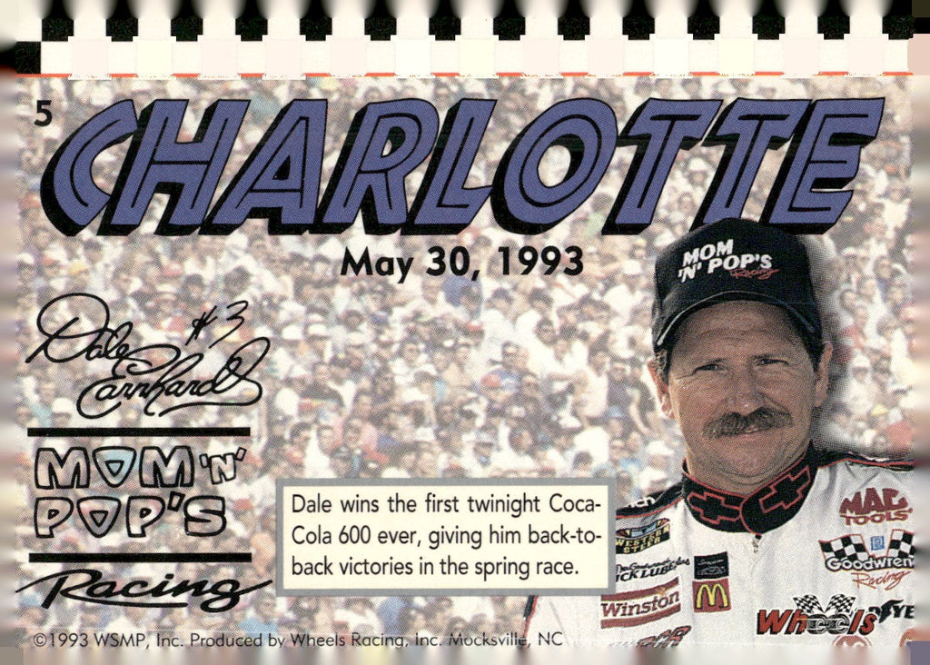 1993 Wheels Mom-N-Pop's #5 Dale Earnhardt