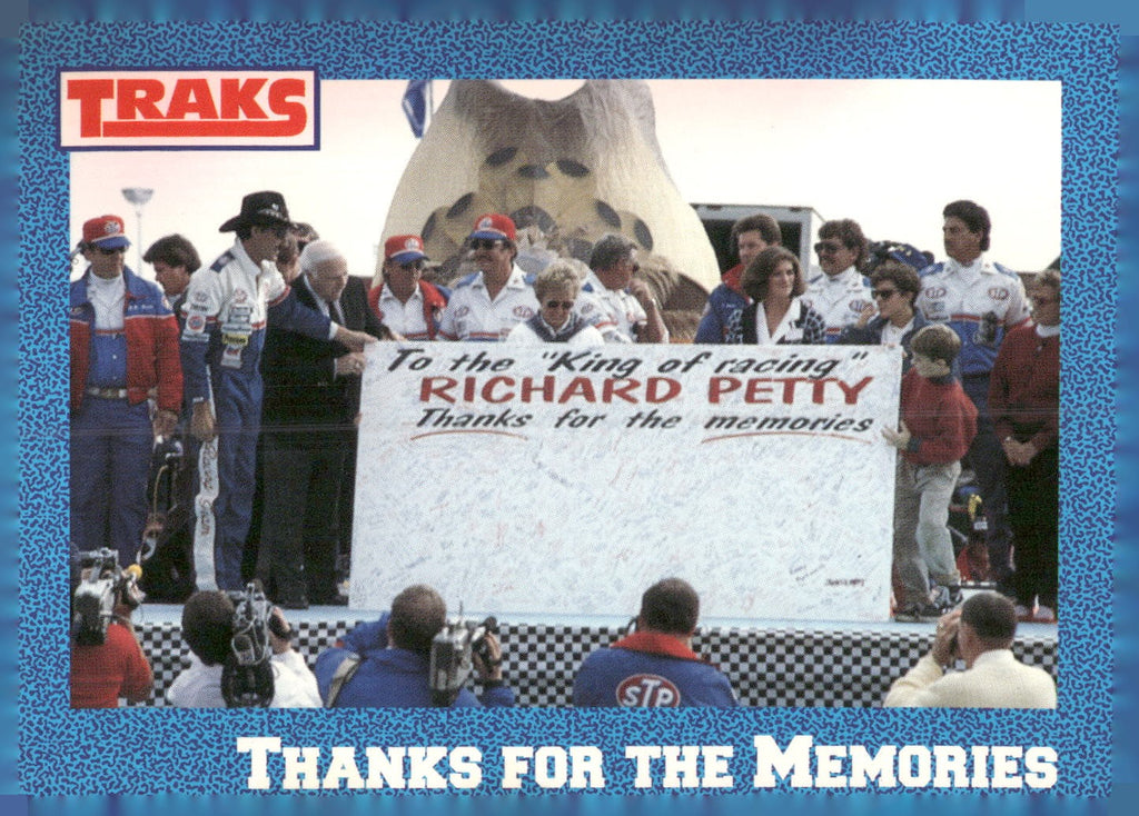 1991 Traks Richard Petty #36 Thanks for the Memories Richard Petty's 1987 Record