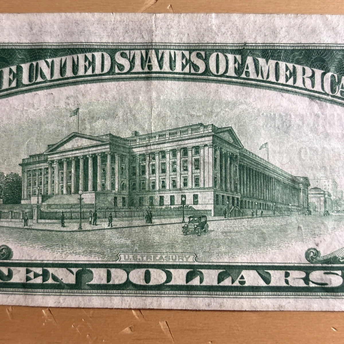 1929 $10 Federal Reserve Bank Note Chicago Illinois Brown Seal Currency