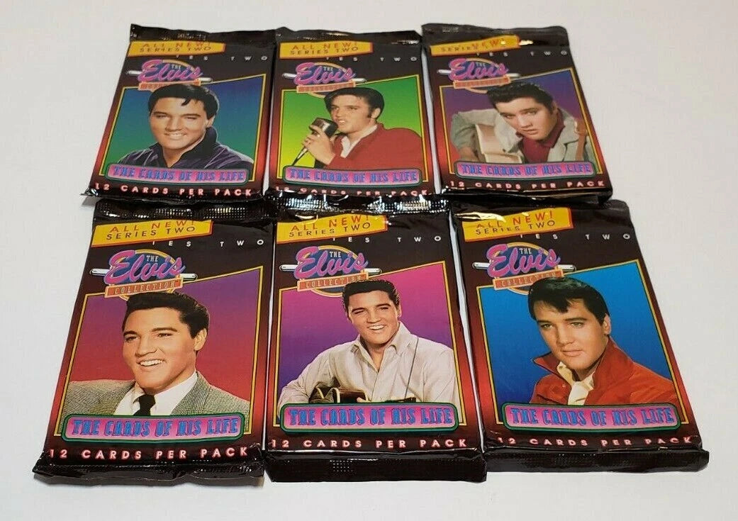 6 Pack Variation Set - 1992 The Elvis Collection Series 2 Pack Lot 6 Variations