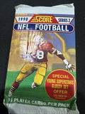 1990 Score Series 2 Football Pack 8 Steve Young