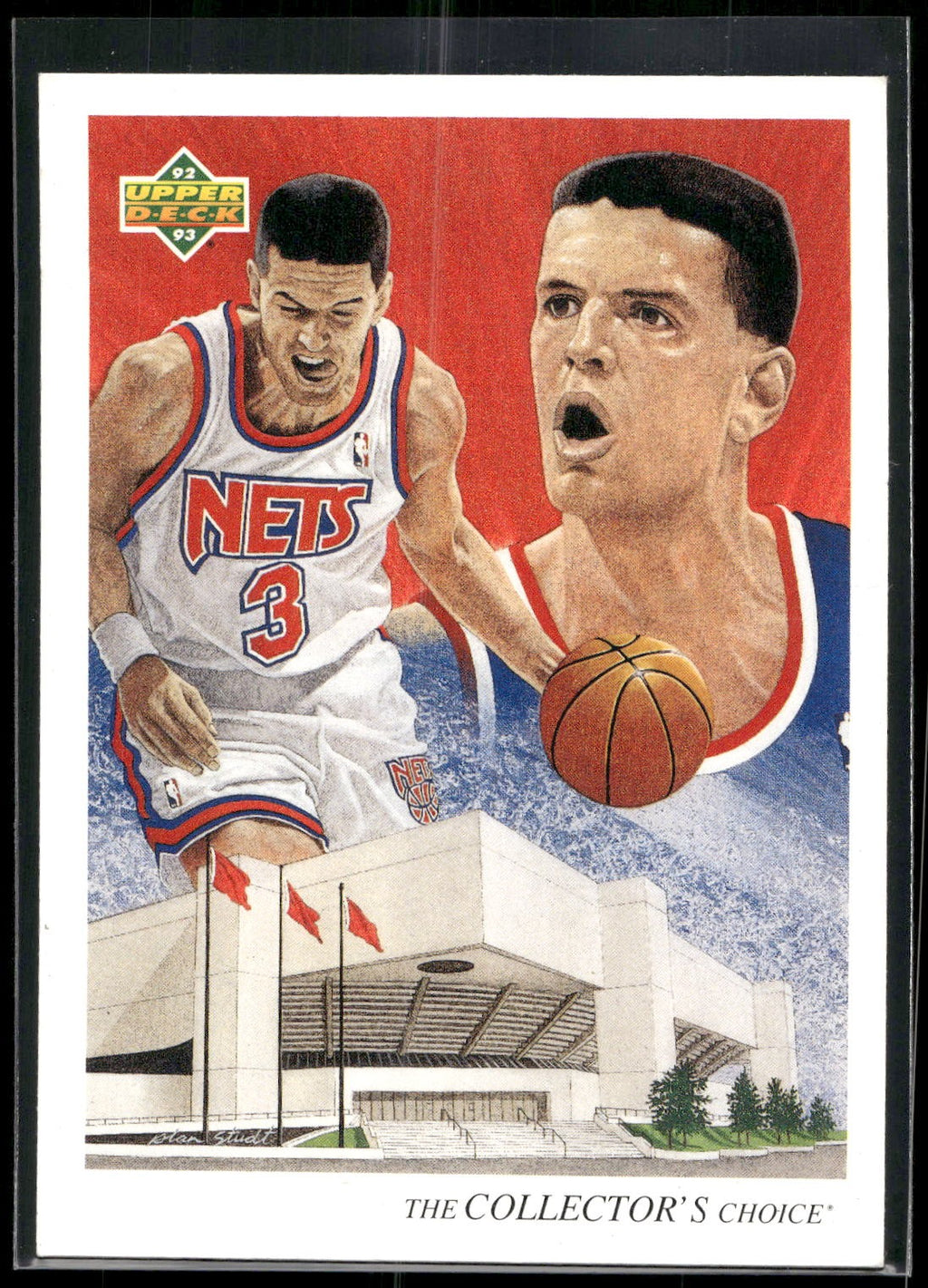1992-93 Upper Deck #50b Drazen Petrovic