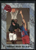 1991 Classic Four Sport #201 "Johnson slams for 6-6" French