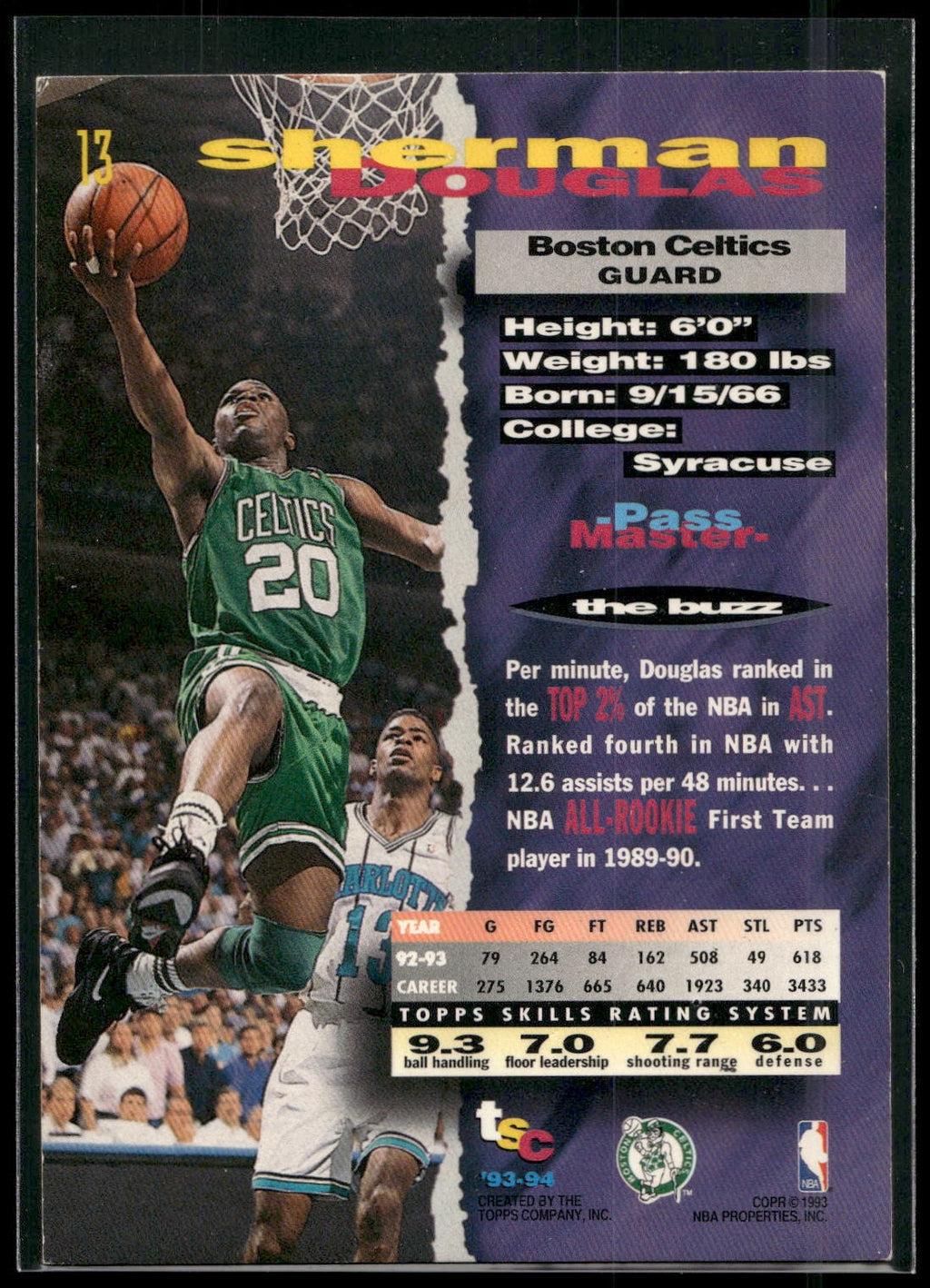 1993-94 Stadium Club #13 Sherman Douglas