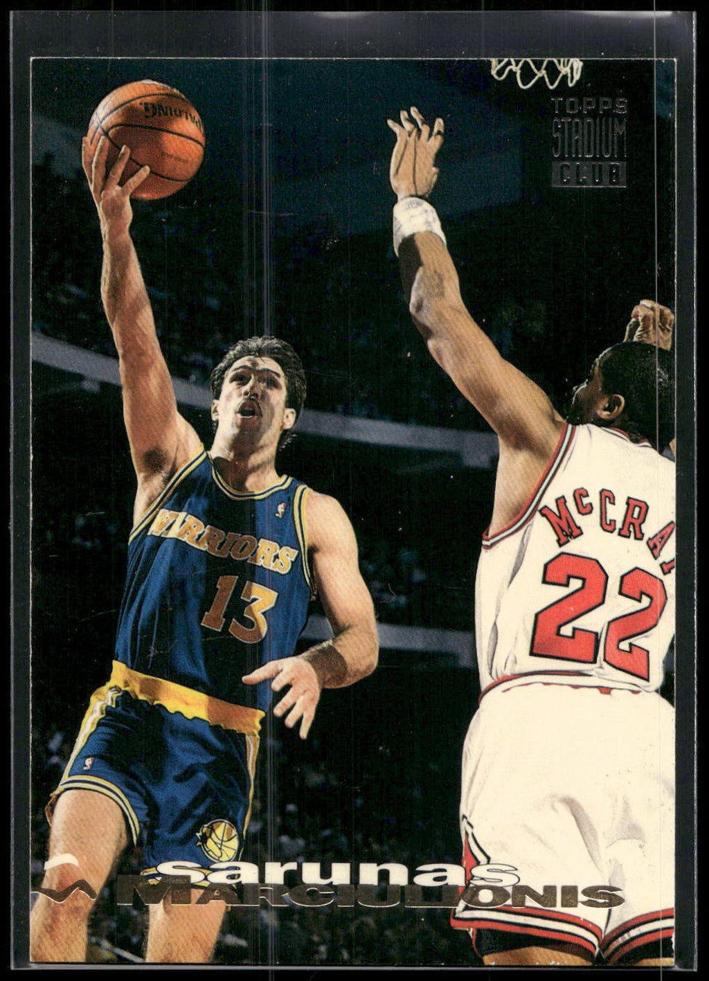 1993-94 Stadium Club #72 Sarunas Marciulionis