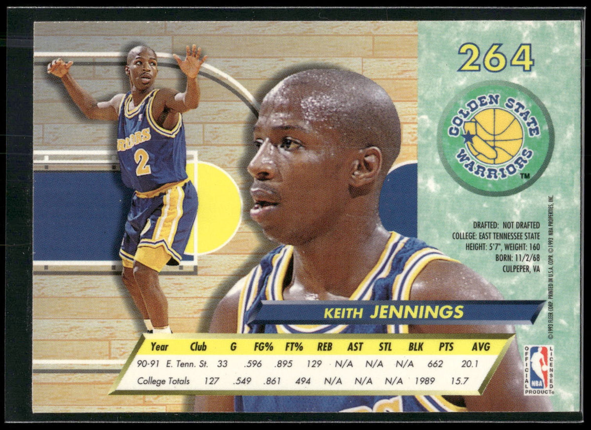 1992-93 Ultra #264 Keith Jennings