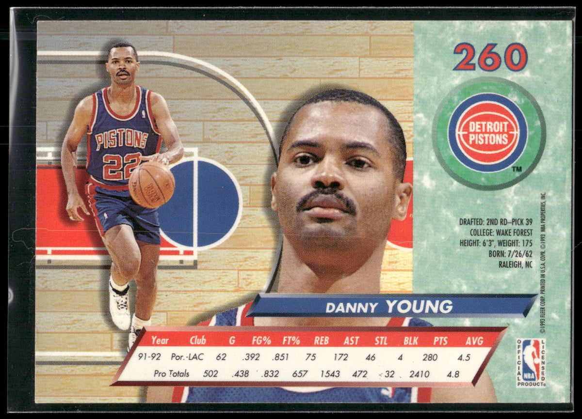 1992-93 Ultra #260 Danny Young