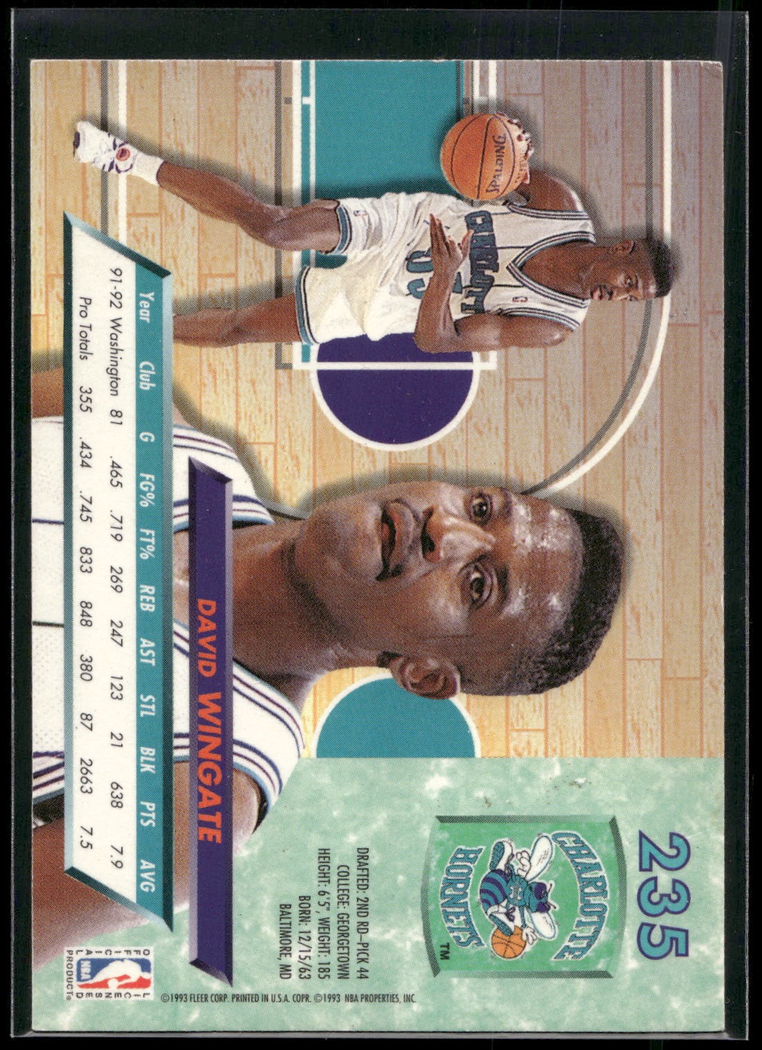 1992-93 Ultra #235 David Wingate