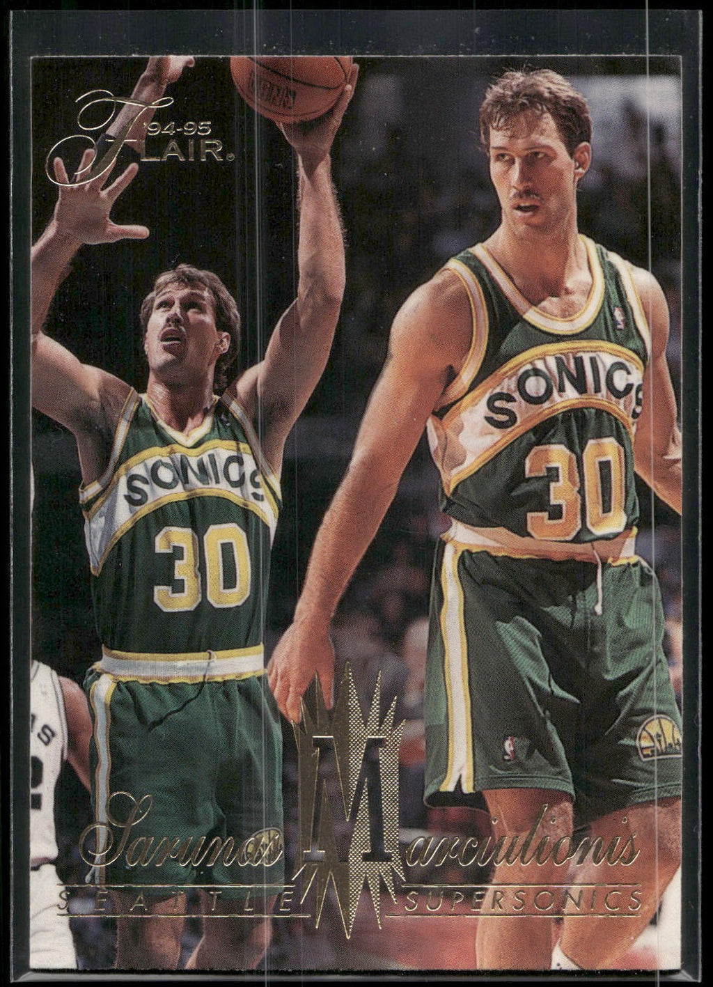 1994-95 Flair #309 Sarunas Marciulionis