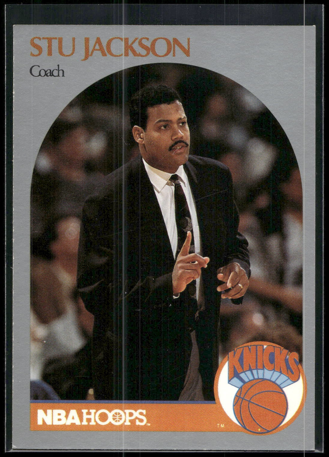 1990-91 Hoops #322 Stu Jackson
