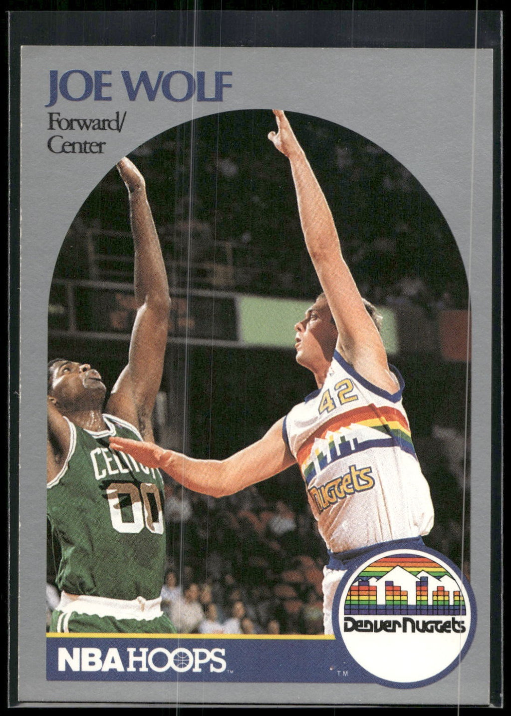 1990-91 Hoops #412 Joe Wolf