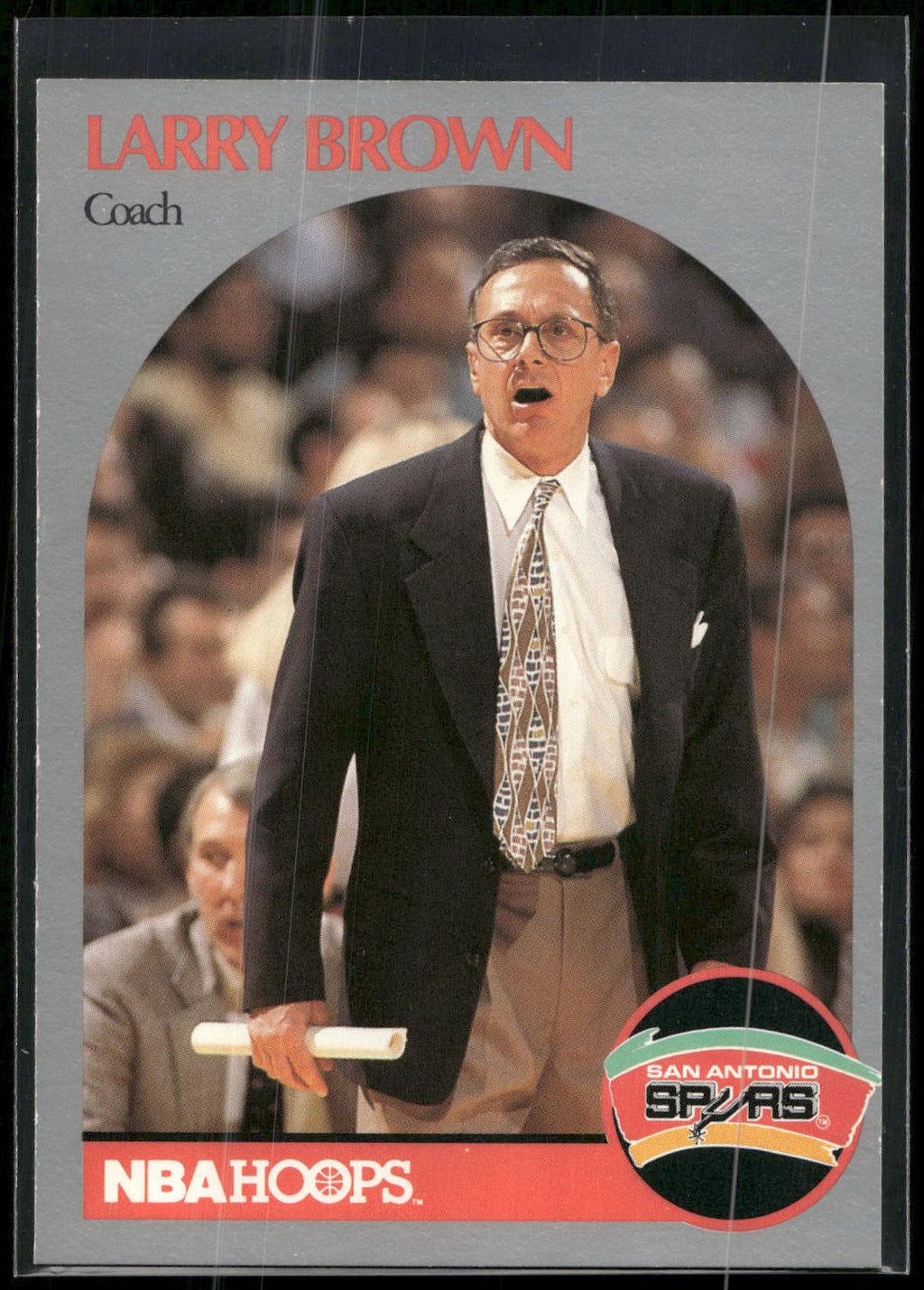 1990-91 Hoops #328 Larry Brown