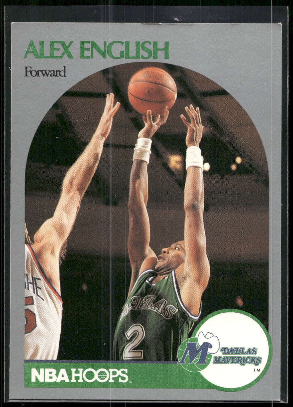 1990-91 Hoops #407 Alex English