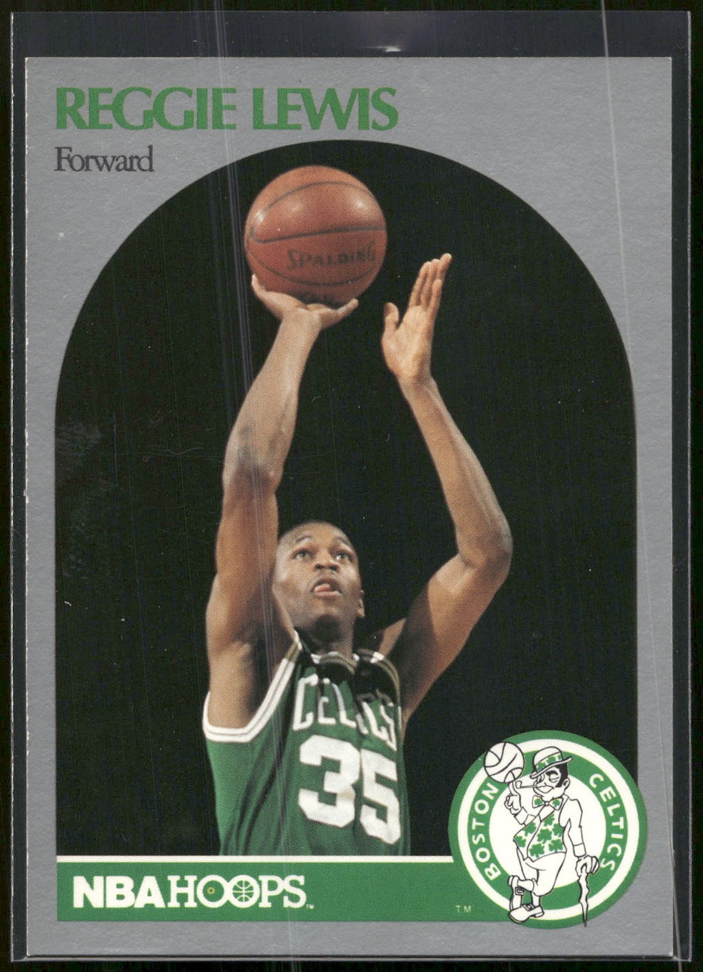1990-91 Hoops #43 Reggie Lewis