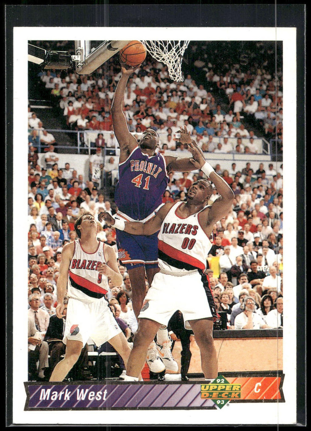 1992-93 Upper Deck #306b Mark West