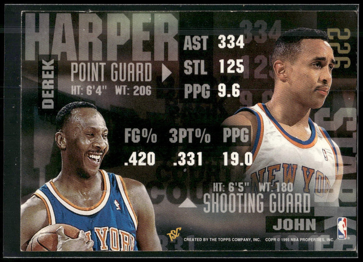 1994-95 Stadium Club #226 John Starks / Derek Harper